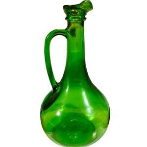 1976 Wine World Vintage Green Wine Jug
